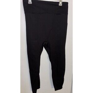 Zuda 5X Black Yoga Pants W Side Zipper 23”inseam Pockets